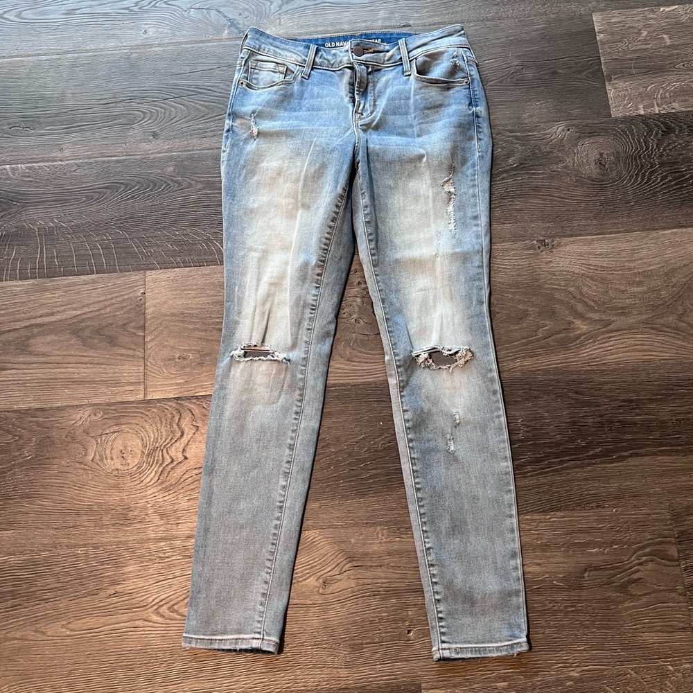Old Navy Mid-rise skinny jean rockstar 4 p petite